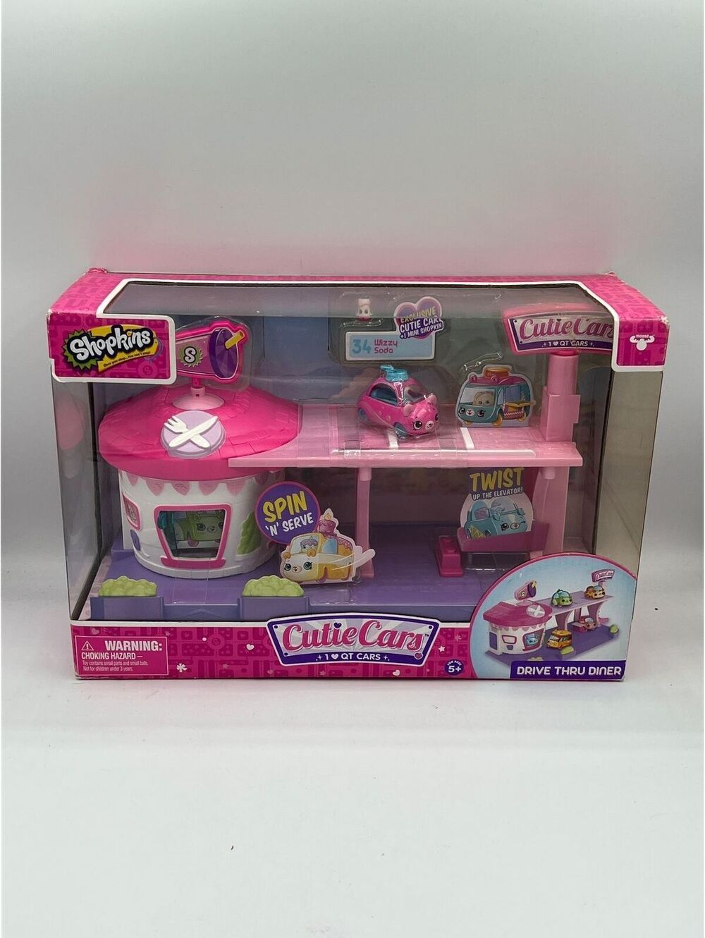 Shopkins Cutie Cars Drive Thru Diner Playset with Exclusive Cutie Car